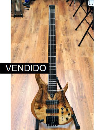 Meridian Aural II 5 Headless Spalted Maple Top